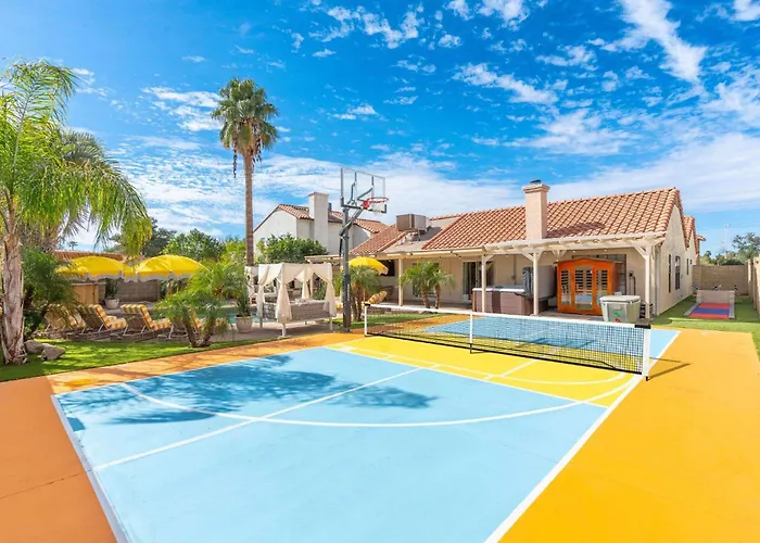 Heated Pool Sauna Cold Plunge Pickleball Dom wakacyjny Phoenix
